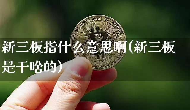 新三板指什么意思啊(新三板是干啥的)_https://www.cangshenghg.com_北交所_第1张