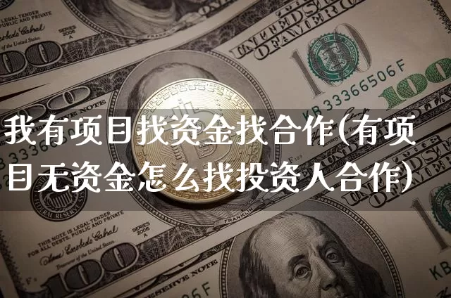 我有项目找资金找合作(有项目无资金怎么找投资人合作)_https://www.cangshenghg.com_科创板_第1张