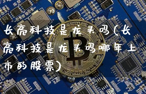 长亮科技是龙头吗(长亮科技是龙头吗哪年上市的股票)_https://www.cangshenghg.com_北交所_第1张