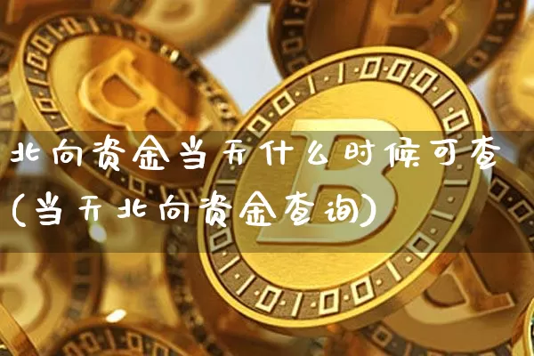 北向资金当天什么时候可查(当天北向资金查询)_https://www.cangshenghg.com_创业板_第1张