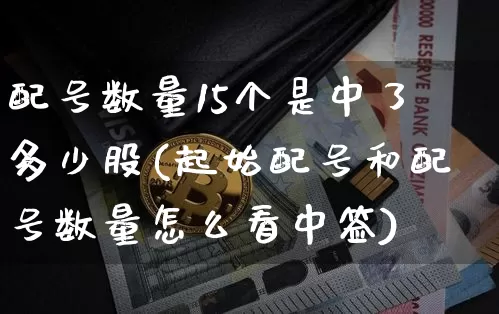 配号数量15个是中了多少股(起始配号和配号数量怎么看中签)_https://www.cangshenghg.com_财经新闻_第1张