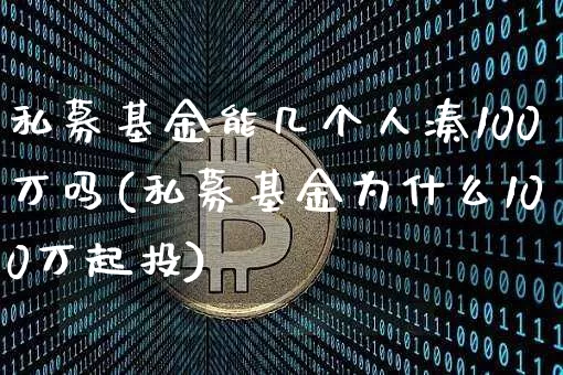 私募基金能几个人凑100万吗(私募基金为什么100万起投)_https://www.cangshenghg.com_北交所_第1张