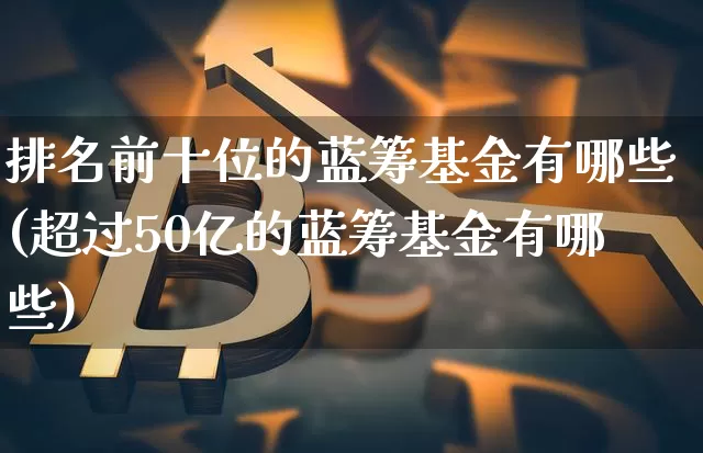 排名前十位的蓝筹基金有哪些(超过50亿的蓝筹基金有哪些)_https://www.cangshenghg.com_A股_第1张