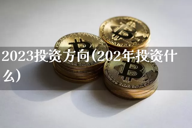 2023投资方向(202年投资什么)_https://www.cangshenghg.com_财经新闻_第1张