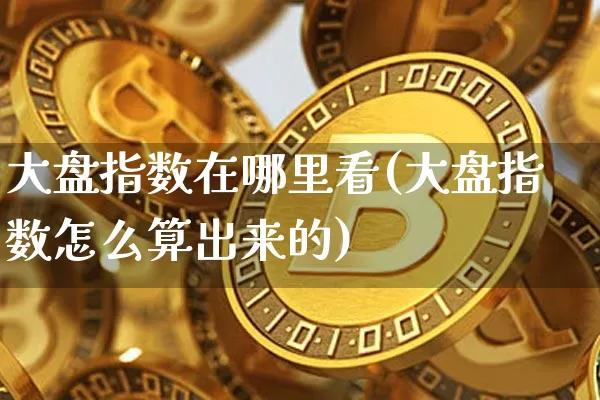 大盘指数在哪里看(大盘指数怎么算出来的)_https://www.cangshenghg.com_财经新闻_第1张