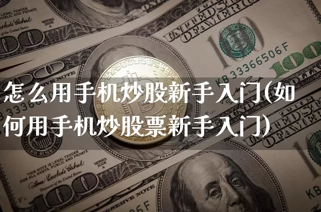 怎么用手机炒股新手入门(如何用手机炒股票新手入门)_https://www.cangshenghg.com_科创板_第1张