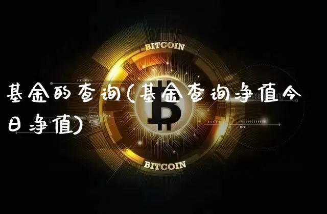基金的查询(基金查询净值今日净值)_https://www.cangshenghg.com_北交所_第1张