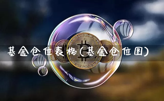 基金仓位表格(基金仓位图)_https://www.cangshenghg.com_创业板_第1张