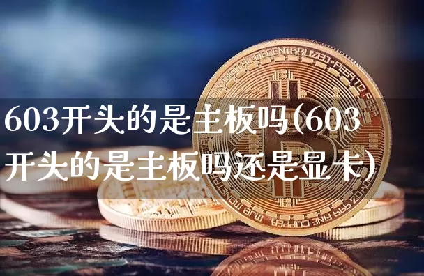 603开头的是主板吗(603开头的是主板吗还是显卡)_https://www.cangshenghg.com_财经新闻_第1张