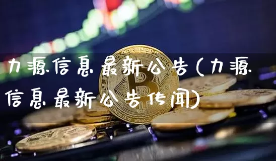 力源信息最新公告(力源信息最新公告传闻)_https://www.cangshenghg.com_创业板_第1张