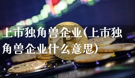 上市独角兽企业(上市独角兽企业什么意思)_https://www.cangshenghg.com_北交所_第1张