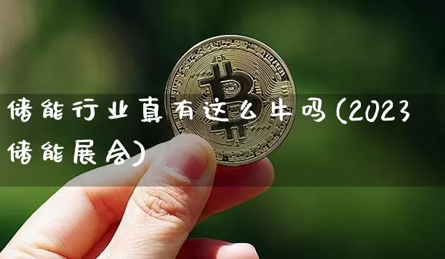 储能行业真有这么牛吗(2023储能展会)_https://www.cangshenghg.com_财经新闻_第1张