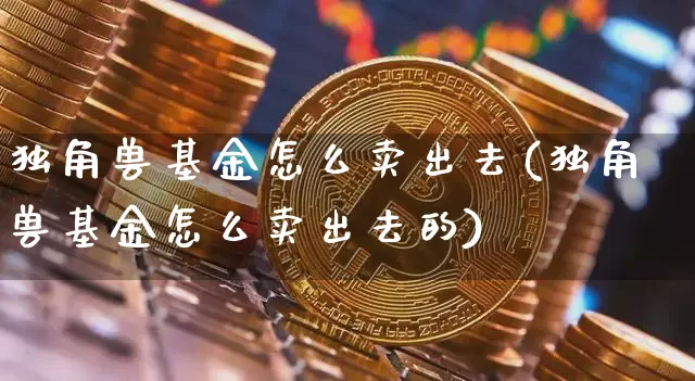 独角兽基金怎么卖出去(独角兽基金怎么卖出去的)_https://www.cangshenghg.com_科创板_第1张