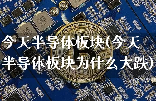 今天半导体板块(今天半导体板块为什么大跌)_https://www.cangshenghg.com_财经新闻_第1张