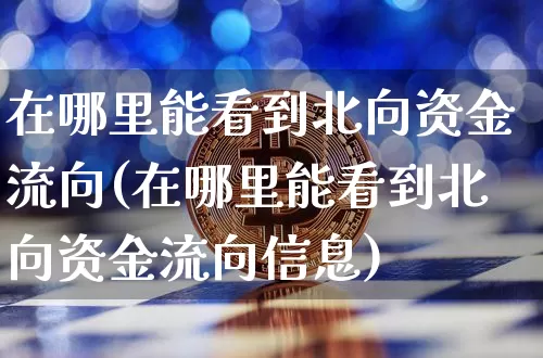 在哪里能看到北向资金流向(在哪里能看到北向资金流向信息)_https://www.cangshenghg.com_财经新闻_第1张