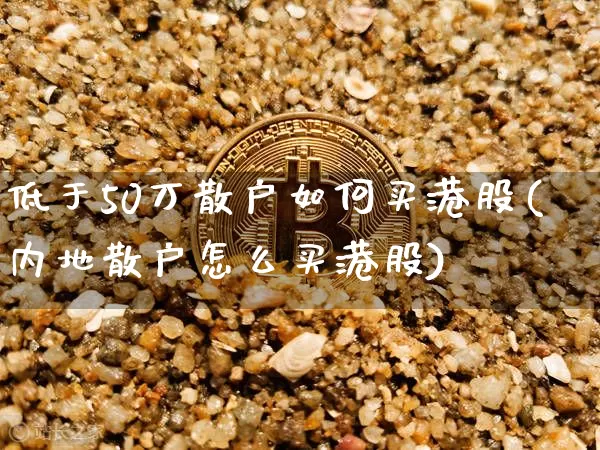低于50万散户如何买港股(内地散户怎么买港股)_https://www.cangshenghg.com_科创板_第1张