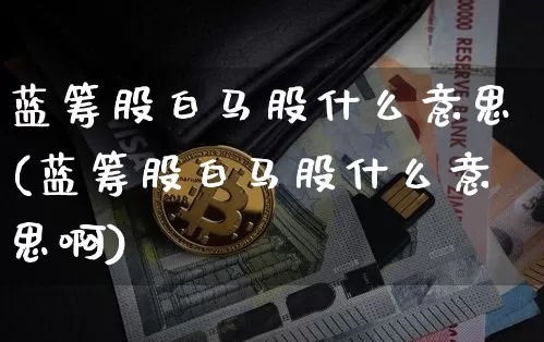 蓝筹股白马股什么意思(蓝筹股白马股什么意思啊)_https://www.cangshenghg.com_财经新闻_第1张