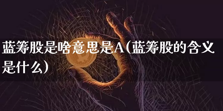 蓝筹股是啥意思是A(蓝筹股的含义是什么)_https://www.cangshenghg.com_创业板_第1张