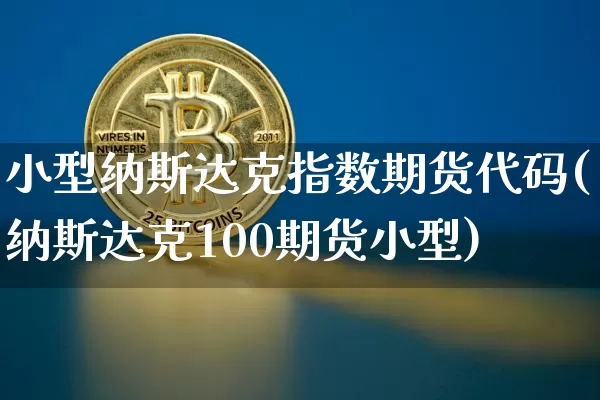 小型纳斯达克指数期货代码(纳斯达克100期货小型)_https://www.cangshenghg.com_北交所_第1张