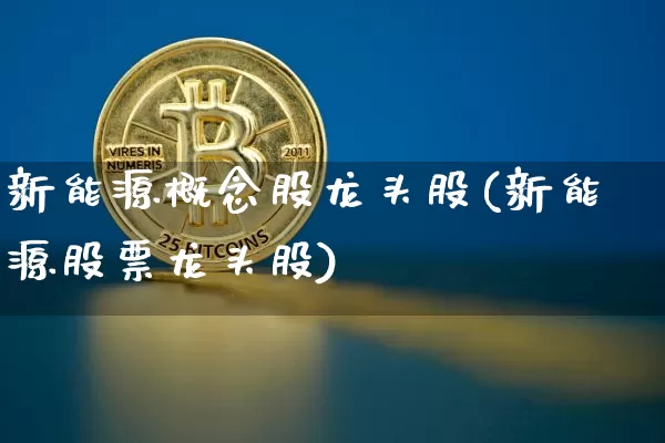 新能源概念股龙头股(新能源股票龙头股)_https://www.cangshenghg.com_财经新闻_第1张