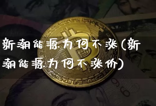 新潮能源为何不涨(新潮能源为何不涨价)_https://www.cangshenghg.com_创业板_第1张