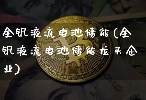 全钒液流电池储能(全钒液流电池储能龙头企业)_https://www.cangshenghg.com_北交所_第1张