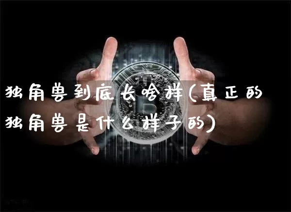 独角兽到底长啥样(真正的独角兽是什么样子的)_https://www.cangshenghg.com_北交所_第1张