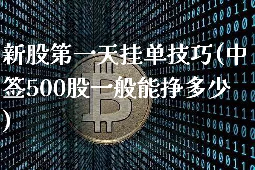 新股第一天挂单技巧(中签500股一般能挣多少)_https://www.cangshenghg.com_创业板_第1张