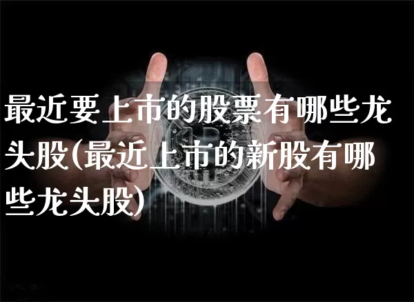 最近要上市的股票有哪些龙头股(最近上市的新股有哪些龙头股)_https://www.cangshenghg.com_A股_第1张