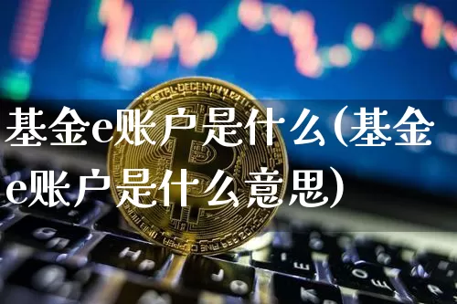 基金e账户是什么(基金e账户是什么意思)_https://www.cangshenghg.com_科创板_第1张