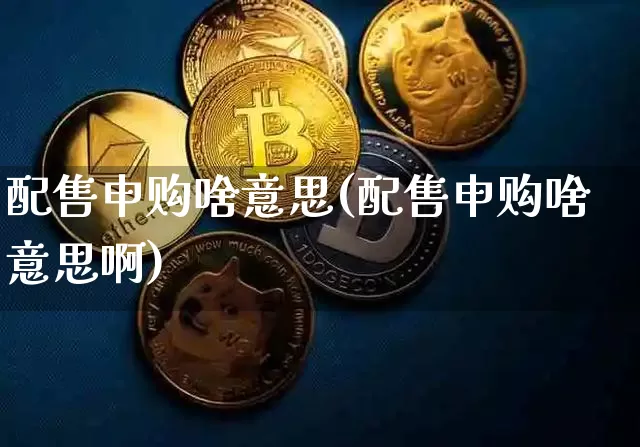 配售申购啥意思(配售申购啥意思啊)_https://www.cangshenghg.com_科创板_第1张
