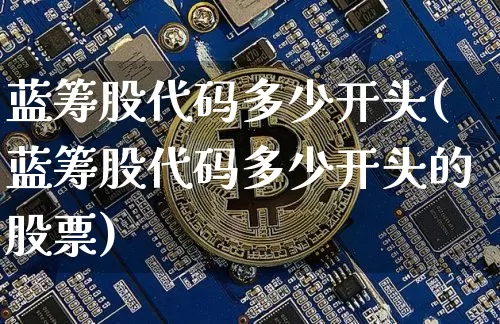 蓝筹股代码多少开头(蓝筹股代码多少开头的股票)_https://www.cangshenghg.com_北交所_第1张