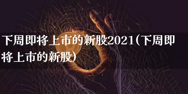下周即将上市的新股2021(下周即将上市的新股)_https://www.cangshenghg.com_科创板_第1张