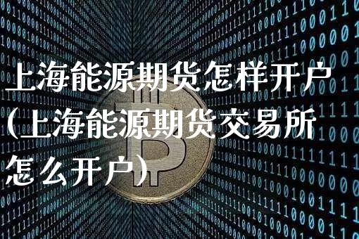 上海能源期货怎样开户(上海能源期货交易所怎么开户)_https://www.cangshenghg.com_北交所_第1张