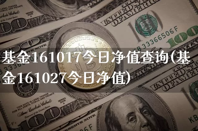 基金161017今日净值查询(基金161027今日净值)_https://www.cangshenghg.com_科创板_第1张