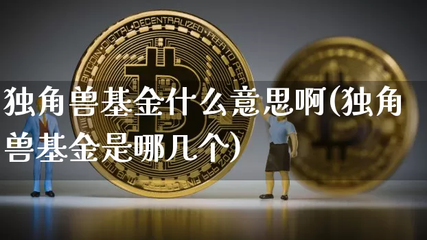 独角兽基金什么意思啊(独角兽基金是哪几个)_https://www.cangshenghg.com_北交所_第1张