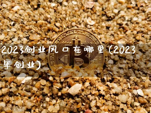 2023创业风口在哪里(2023年创业)_https://www.cangshenghg.com_创业板_第1张