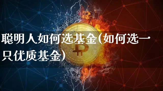 聪明人如何选基金(如何选一只优质基金)_https://www.cangshenghg.com_A股_第1张