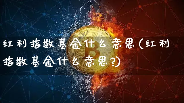 红利指数基金什么意思(红利指数基金什么意思?)_https://www.cangshenghg.com_北交所_第1张