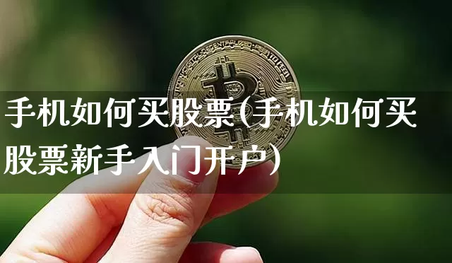 手机如何买股票(手机如何买股票新手入门开户)_https://www.cangshenghg.com_科创板_第1张
