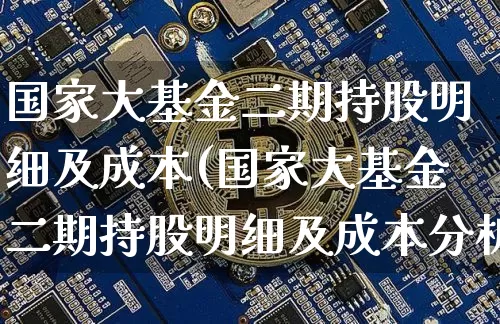 国家大基金二期持股明细及成本(国家大基金二期持股明细及成本分析)_https://www.cangshenghg.com_北交所_第1张