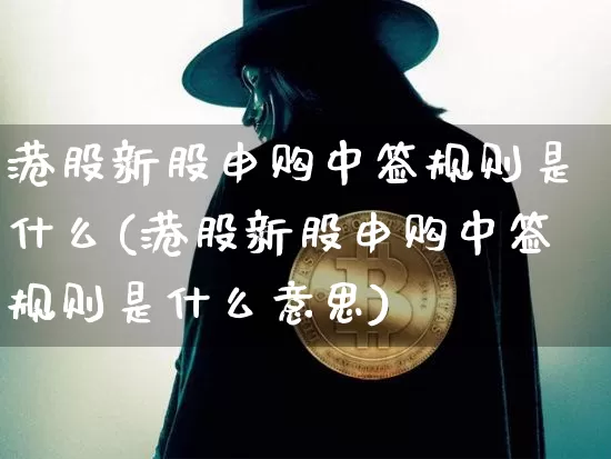 港股新股申购中签规则是什么(港股新股申购中签规则是什么意思)_https://www.cangshenghg.com_创业板_第1张
