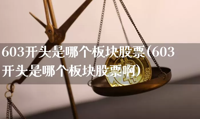 603开头是哪个板块股票(603开头是哪个板块股票啊)_https://www.cangshenghg.com_创业板_第1张