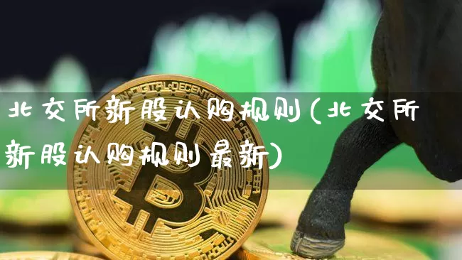 北交所新股认购规则(北交所新股认购规则最新)_https://www.cangshenghg.com_财经新闻_第1张